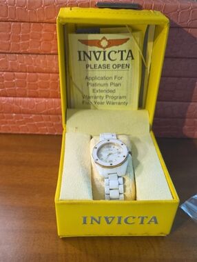 White Ceramic Invicta Watch